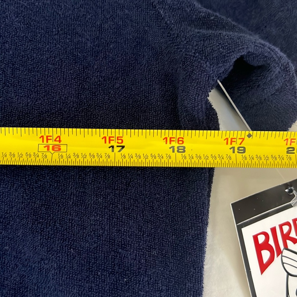 Mens Birdwell Terry Blue Polo - Picture 3 of 6